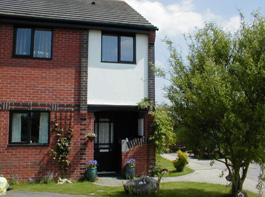 Houses in Awdry Close, Heddington