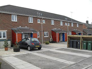 Houses in Banner Place, Edington