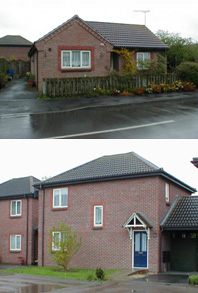 Bungalow & Houses in Church Ground, South Marston